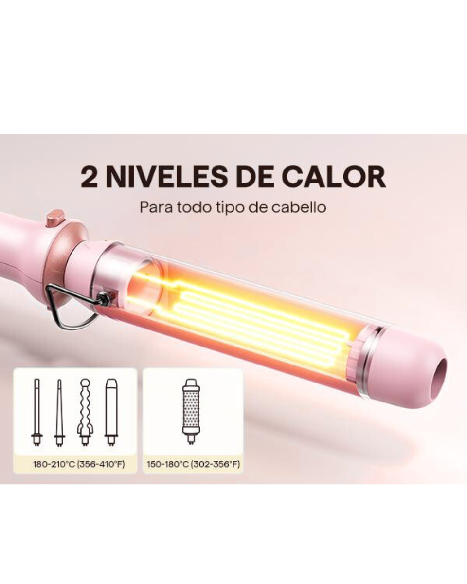 Multi Curl, rizador de cerámica 5 en 1